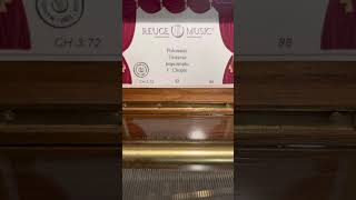 reuge 72note Chopin Polonaise Tristesse Impromptu リュージュ