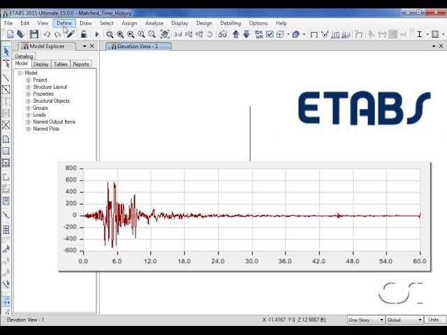 ETABS - 19 Synthetic Earthquake Generation: Watch & Learn