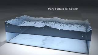 Breaking waves: to foam or not to foam?