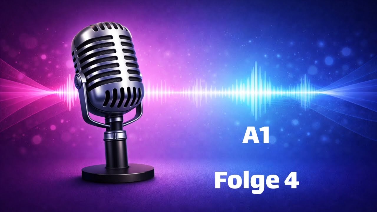 Deutsch lernen A1 – Einfache Dialoge | German Listening Practice (Podcast #4) Hallo-Namen-Wohnen