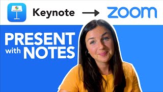 How to Present Keynote with Presenter Notes in Zoom without Participants Seeing the Notes