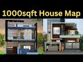 1000sqft house plan for Common person