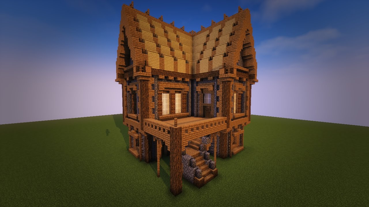 Minecraft Casa medieval para survival #RockinRio2022 #minecraft #minec