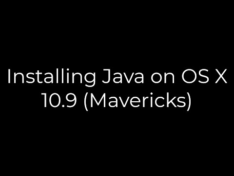Java :Installing Java on OS X 10.9 (Mavericks)(5solution)
