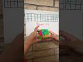 Rubiks cube solved in 4 moves #shortsfeed #shortvideo #shorts #rubikscube #challenge #puzzle #speed