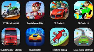 Beach Buggy Racing 3,BB Racing 2,GT Moto Stunt,Race Master 3D,Mega Ramp Car Stunt Master Simulator screenshot 1