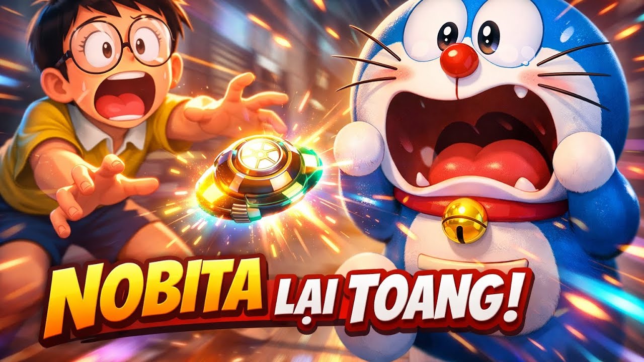 Nobita Thử Bảo Bối Mới Và Toang! - #caudohainao #doraemon 