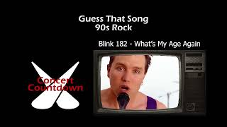 Guess That Song 90s Rock Music Quiz