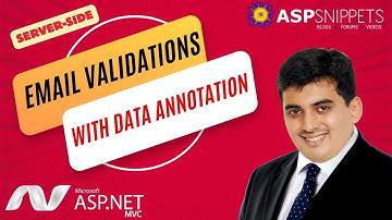 Server Side Email Validation using Data Annotation in ASP.Net Core