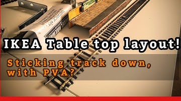 Layout on IKEA tables | Does PVA work?
