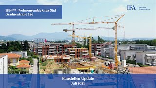 IFA AG – Bauherrenmodelle, Gradnerstraße 186, 8054 Graz - Baustellen Update Juli 2021