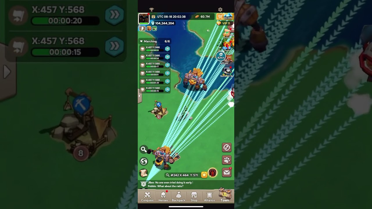 Alliance Cesares Fury lvl 4 and 5 server 242 KNG ASMODEUS Kingshot 