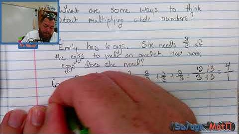 11-1 & 11-2 Multiplying fractions and whole numbers