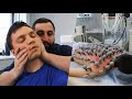 Strong chiropractic adjustments, cupping and intense back massage ASMR