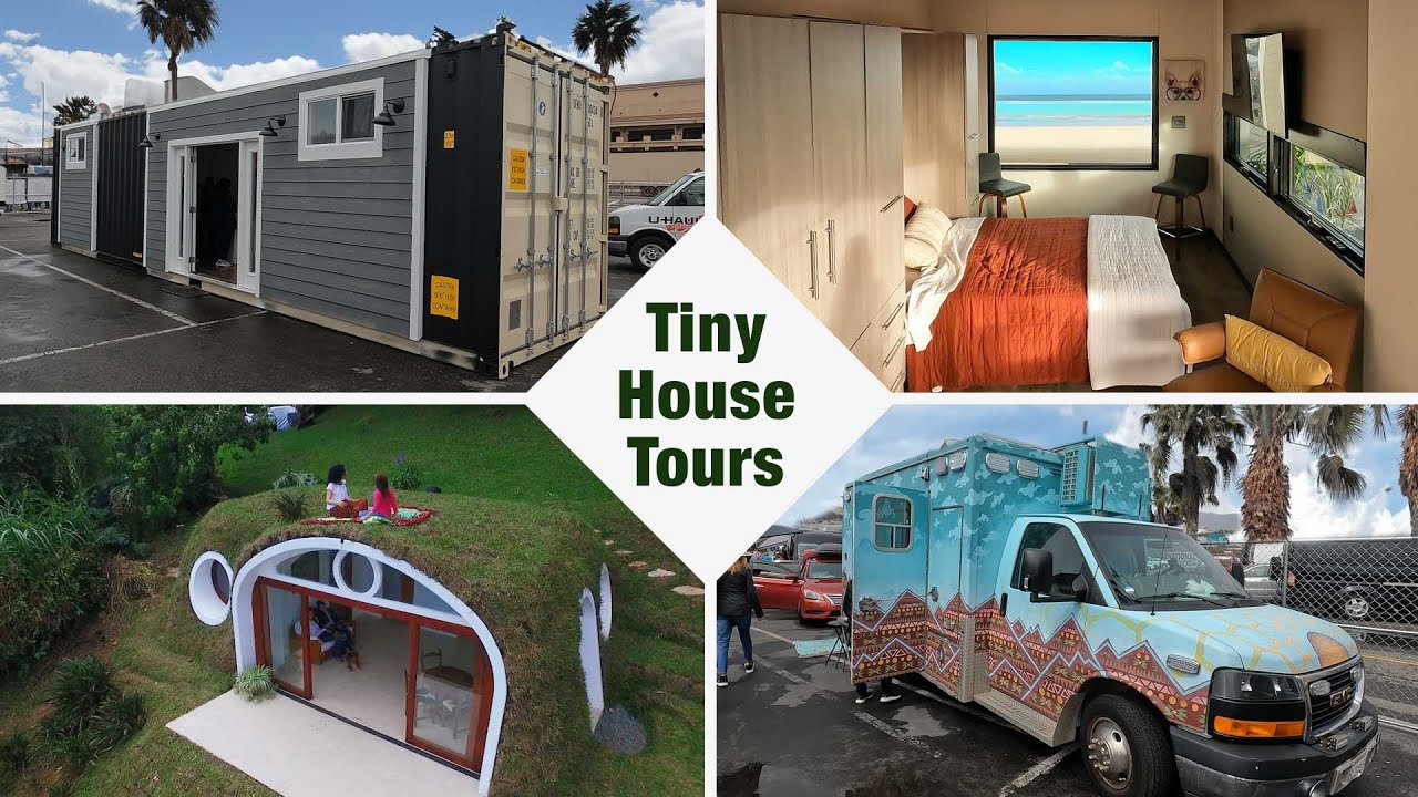 Tiny Home Tours at TINY FEST CALIFORNIA | Skoolies, Vans, PreFab, Modular & More - S05E26