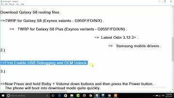 How to Root samsung Galaxy s8 & s8+ and Install TWRP Recovery.