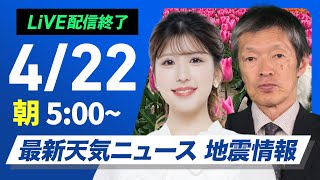 ウェザーニュースの配信のサムネイル画像
