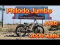 Philodo jumbo test ride 2000 watts awd e bike