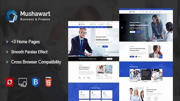 Mushawart-Business, Consulting and Professional Services HTML Template | Themeforest Website