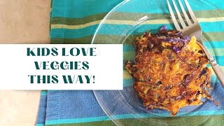 Vegetable Pancakes even your kids will LOVE! #healthydelicious #vegetablepancake