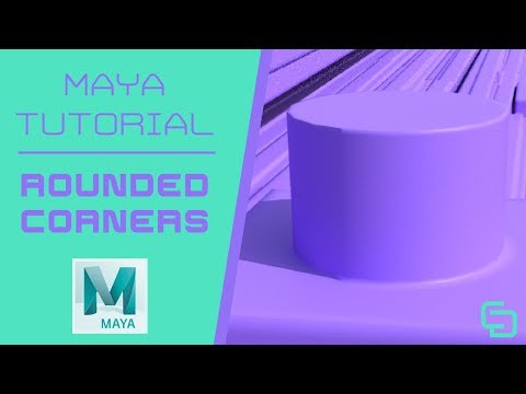 Create Rounded Edges & Corners in Maya