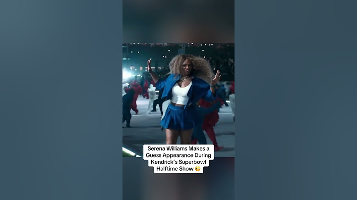 Serena Williams sparks theories with her surprise appearance in Kendrick Lamar..