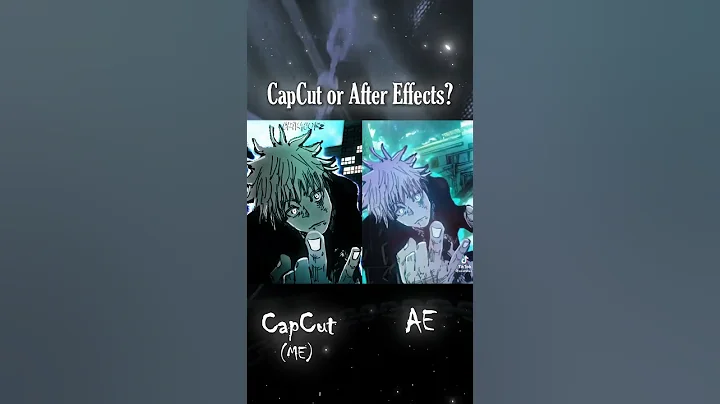 【4K】CapCut VS After Effects 🤔 | Gojo and Toji Edit #capcut #jujutsukaisen #aftereffects #shorts