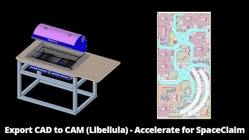 Accelerate CAD (SpaceClaim) to CAM (Libellula) - ANSYS Discovery SpaceClaim Add-on by AESC B.V