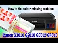 Canon printer not printing correctly solved / canon g1000/g3000/g3010/g3012/g4000/g4010