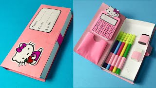 How To Make A Paper Pencil Box | Paper Pencil Box Idea DIY