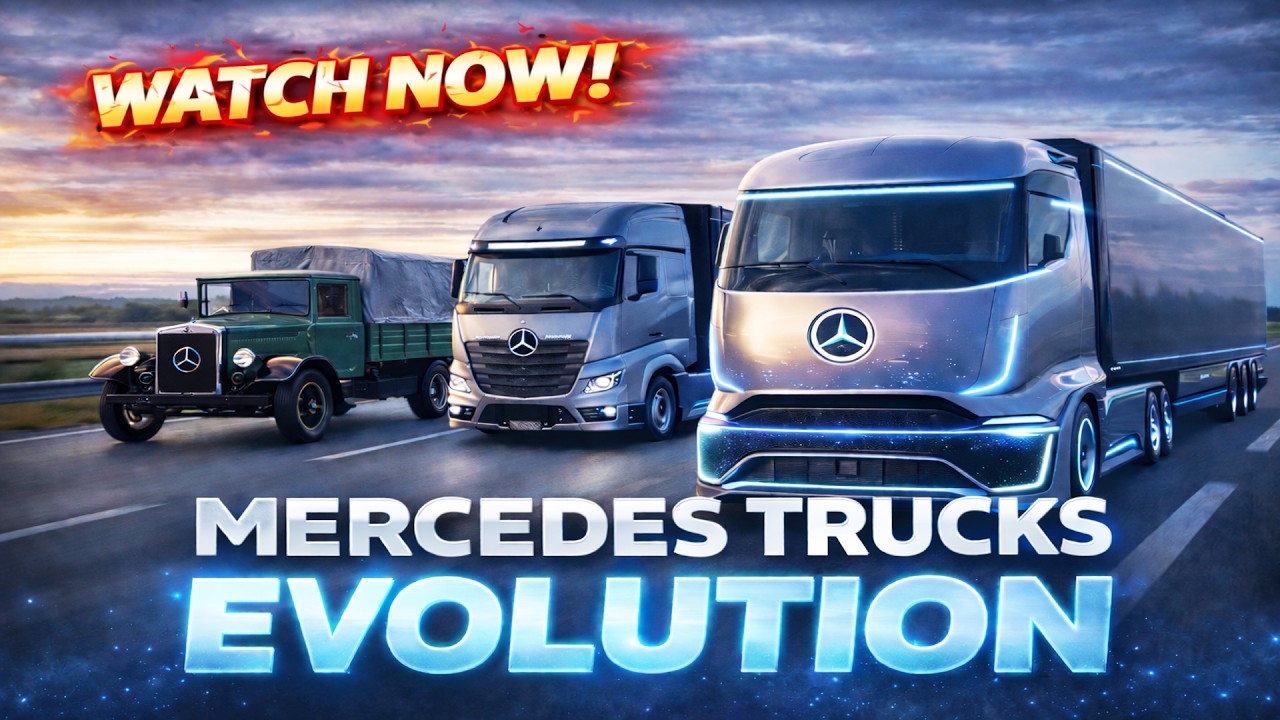 Mercedes-Benz Trucks: Past, Present & Future 🚛⚡