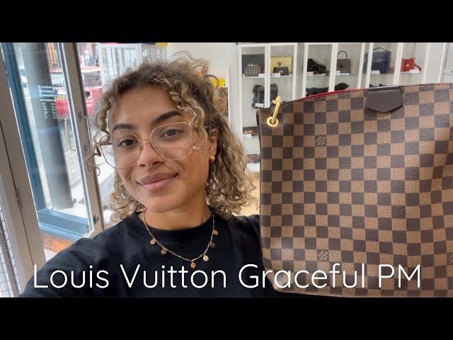 NEW! Unboxing Louis Vuitton Graceful PM in Damier Azur #luxurylifestyl