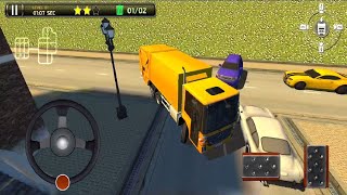 Garbage Truck Simulator 3D Racing & Parking Games - Android Gameplay screenshot 3
