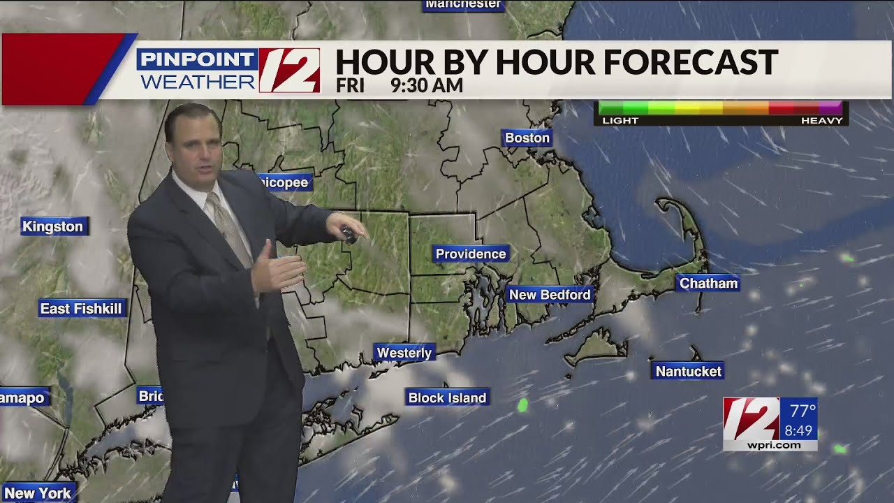 WPRI 12 Weather Forecast from 8/1/24: Hot and Humid Today - YouTube