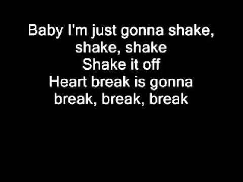 Taylor Swift Shake it Off Lyrics - YouTube