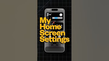 Best iOS 18 Home Screen Settings