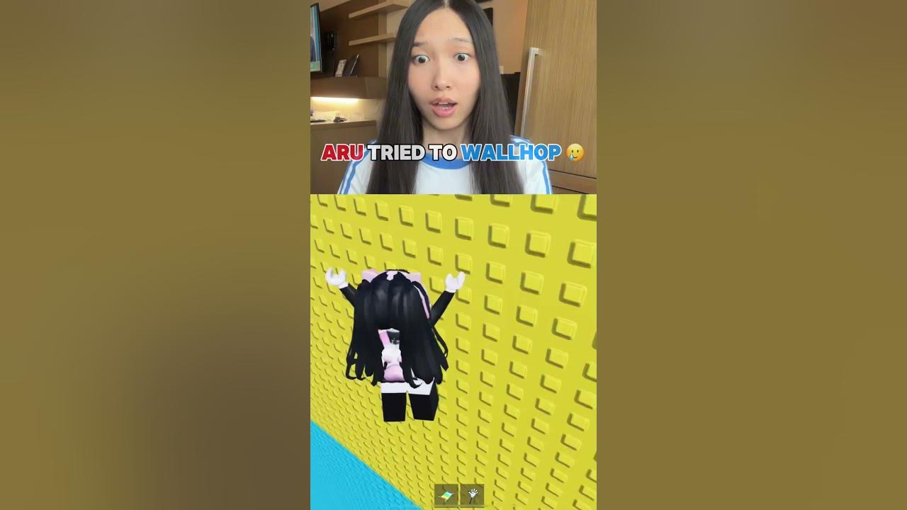 my wallhop skills are bad🥲 @pirozhokrbxx #roblox #robloxshorts