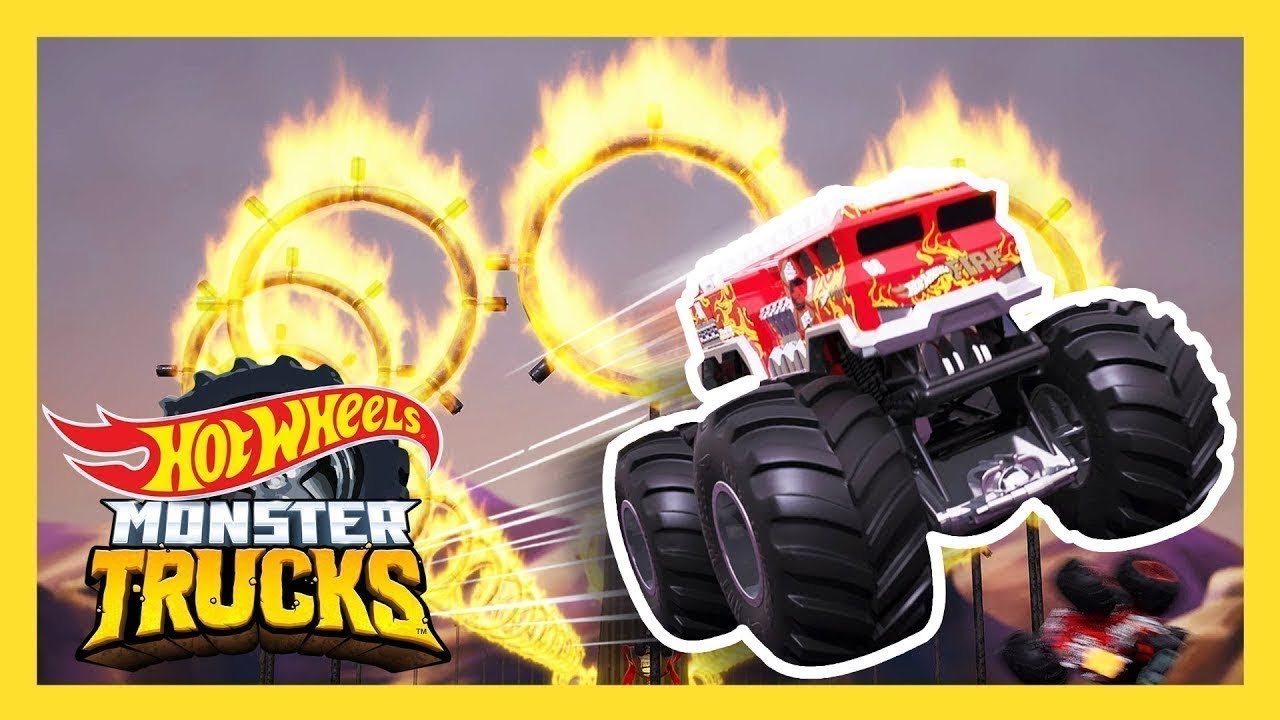 ⁣¡LA ZONA DE RIESGO DEFINITIVA! 🔥 🔥 | Isla Monster Trucks | Hot Wheels En Español