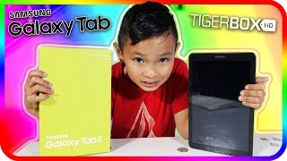 My New Samsung Galaxy Tab E Kids Unboxing Review - Tigerbox Hd