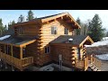 Log Home In Idaho- Meadowlark’s Angel Chalet