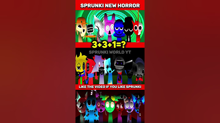 🎁NEW Sprunki Incredibox MOD Horror MIX All Characters