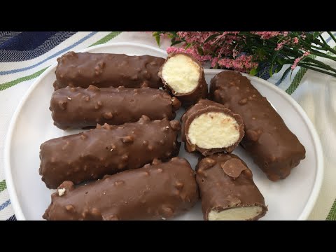 Видео рецепт Кокосовые творожные сырки в шоколаде