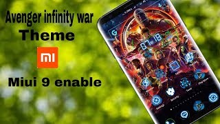 Avenger infinity war theme enable any xioami mobile screenshot 4