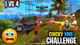 Chicky XM8 Gun Challenge 😨 | Solo Vs Squad Only XM8 Challenge 🥵