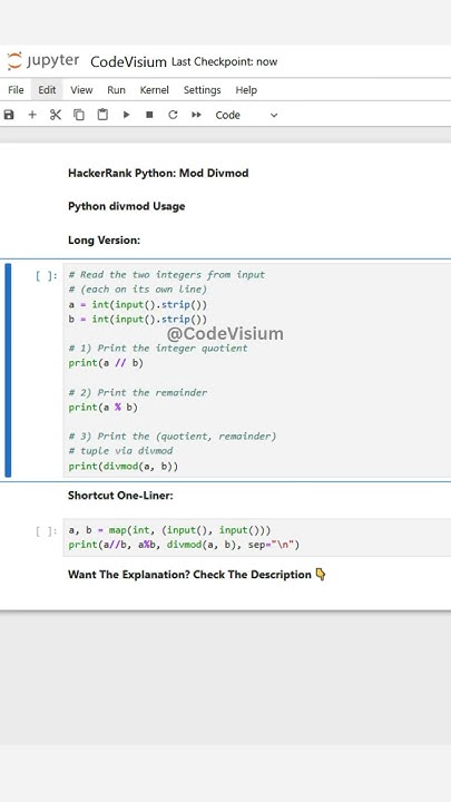 Python divmod Usage – Quotient, Remainder & Tuple Output #divmod # ...