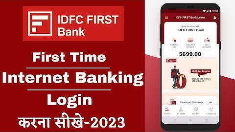 Idfc first bank internet banking login | Idfc first bank mobile Banking login | idfc bank login kare