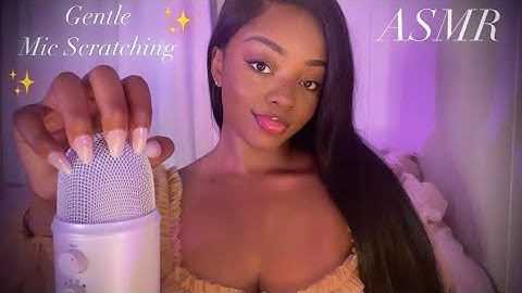 ASMR | Soft Soothing Mic Scratching 🤍✨ & Delicate Mouthsounds for Sleep 💋💤
