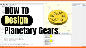 How to design Planetary gears - Full tutorial in OpenSCAD