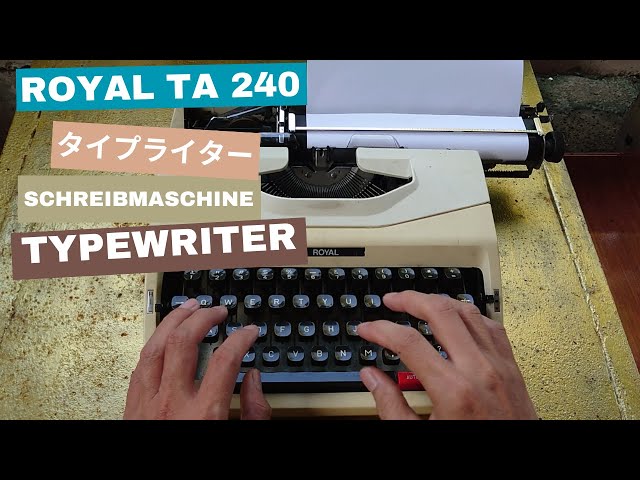 完動品 ITE ロイヤルタイプライター 1961年製 Yahoo!オークション