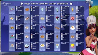 Disney Dreamlight Valley - Lady Jane's Cooking Guide - All 165 recipes Net Worth